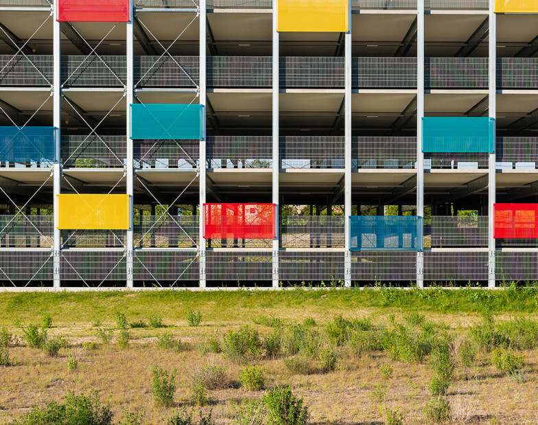 Buntes Parkhaus