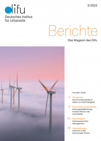 Cover des Berichteheftes 3-2022 Cover des Berichteheftes 3-2022