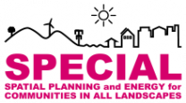 Logo und Schriftzug Spatial Planning and Energy for Communities in all Landscapes (SPECIAL)